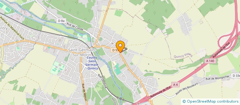 localisation de l'entreprise DES PIEDS ET DES MAINS à COUILLY-PONT-AUX-DAMES