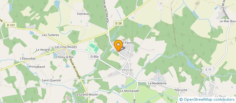 localisation de l'entreprise DES PIEDS ET DES MAM ASSOCIATION à VEYRAC