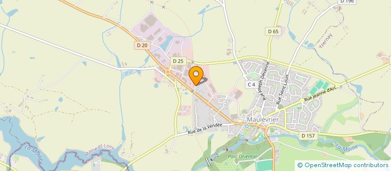 localisation de l'entreprise DES PIERRES  MAULEVRIER