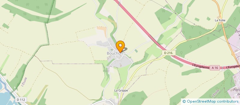 localisation de l'entreprise DES PIERRES BLANCHES  BOUCHON