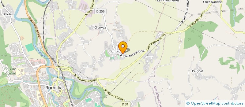 localisation de l'entreprise DES PIERRES DE SALES  SALES