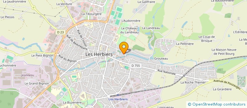 localisation de l'entreprise DES PIERRES FORTES à LES HERBIERS