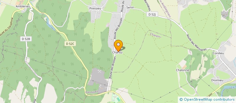 localisation de l'entreprise DES PIERRES PLANTES  PARMILIEU