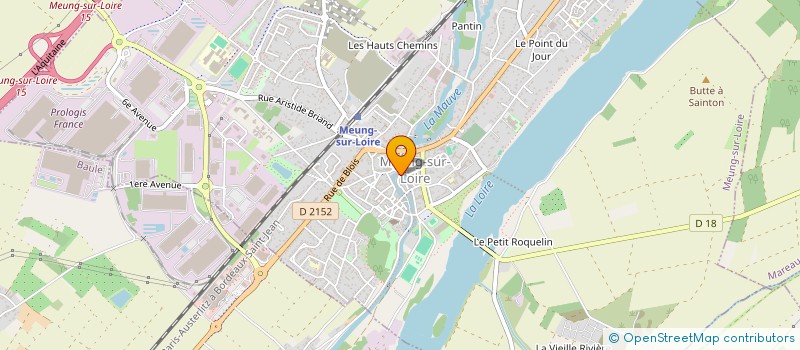 localisation de l'entreprise DES PIERREUX  MEUNG-SUR-LOIRE