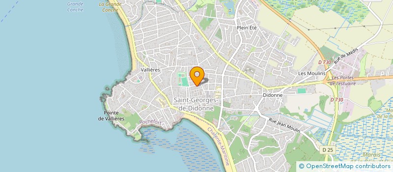 localisation de l'entreprise DES PIERRIERES  SAINT-GEORGES-DE-DIDONNE