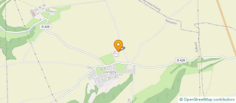 localisation de l'entreprise DES PINCHEVINS  JUVIGNY