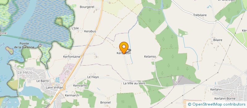 localisation de l'entreprise DES PINS à SURZUR