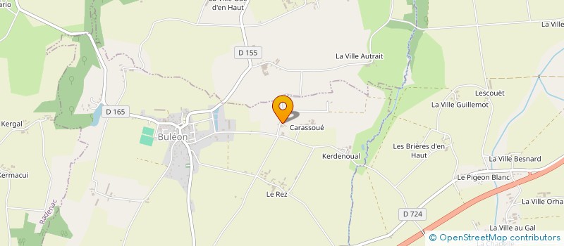 localisation de l'entreprise DES PINS à BULEON