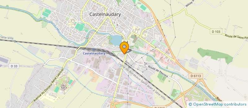 localisation de l'entreprise DES PINS  CASTELNAUDARY