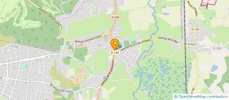 localisation de l'entreprise DES PINS  CUCQ