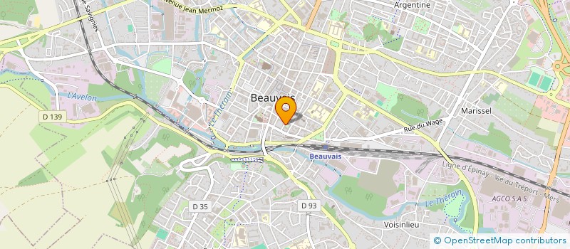 localisation de l'entreprise DES PINS à COURBEVOIE