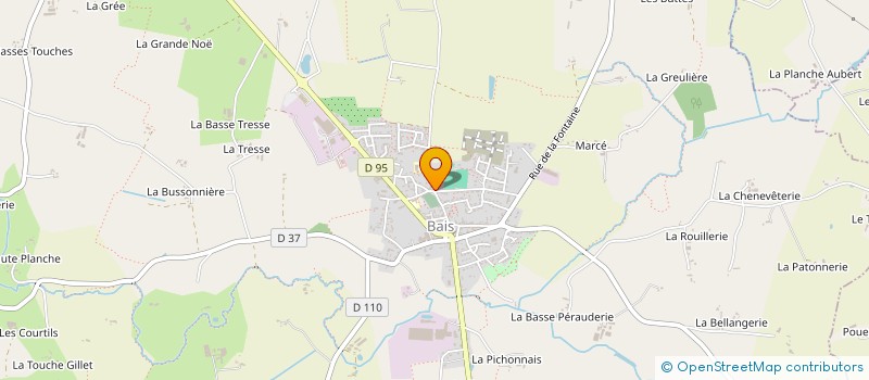 localisation de l'entreprise DES PLANCHETTES  BAIS