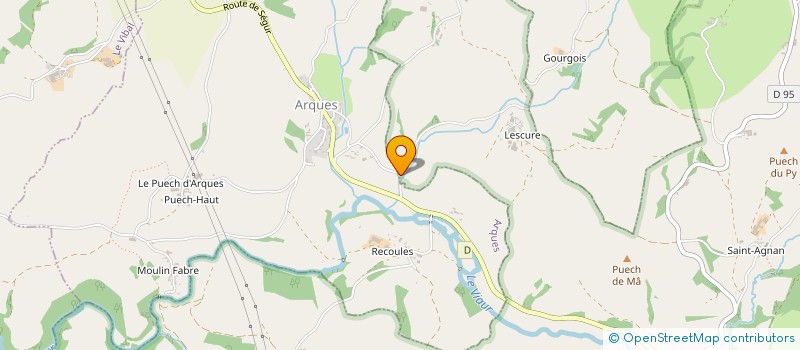 localisation de l'entreprise DES PLANQUET  LE VIBAL