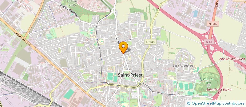 localisation de l'entreprise DES PLANTES ET VOUS  SAINT-PRIEST