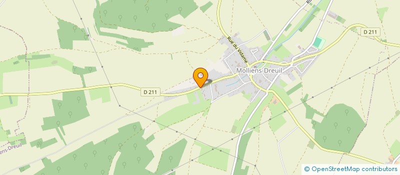 localisation de l'entreprise DES PLANTS  MOLLIENS-DREUIL