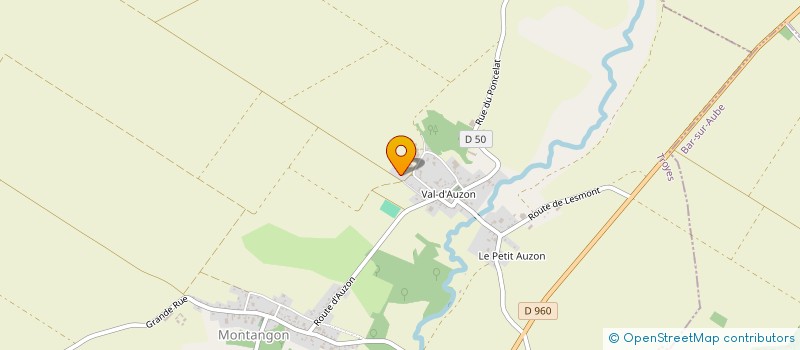 localisation de l'entreprise DES PLANTS  PINEY