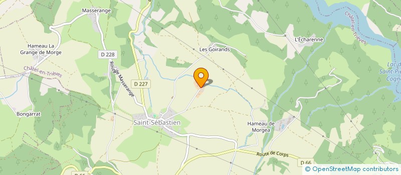 localisation de l'entreprise DES PLATANES à CHATEL-EN-TRIEVES