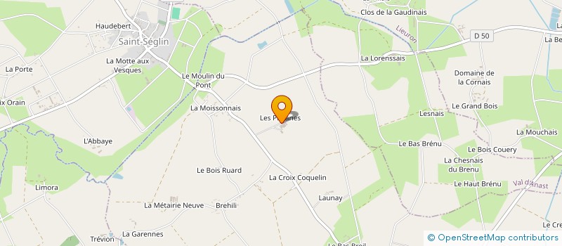 localisation de l'entreprise DES PLATANES  PIPRIAC