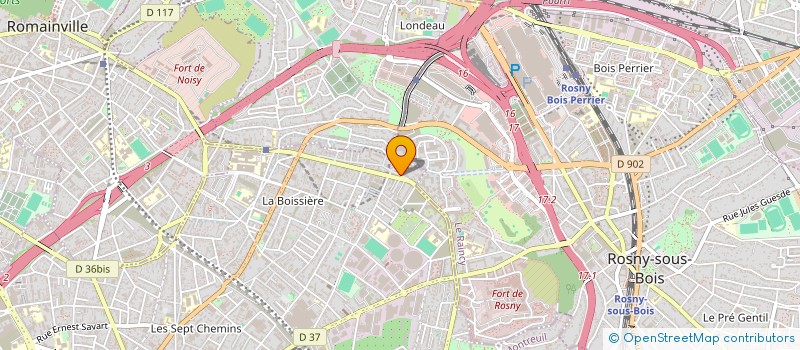 localisation de l'entreprise DES PLIS  MONTREUIL
