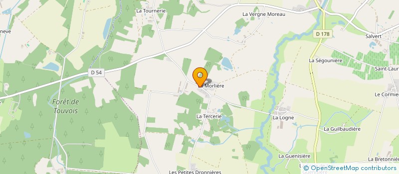 localisation de l'entreprise DES PLUMES à LEGE