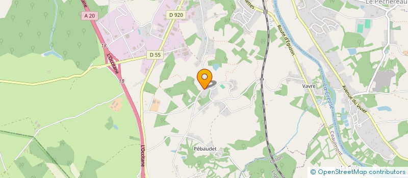 localisation de l'entreprise DES PLUMES PATTES à ARGENTON-SUR-CREUSE