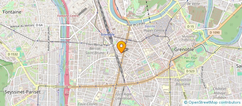 localisation de l'entreprise DES PLUMES SUR LA MEDUSE  GRENOBLE