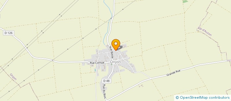 localisation de l'entreprise DES POMMEROTS  ONJON