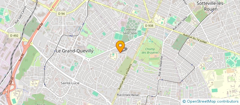 localisation de l'entreprise DES POMMES ET DES BULLES  GRAND QUEVILLY (LE)