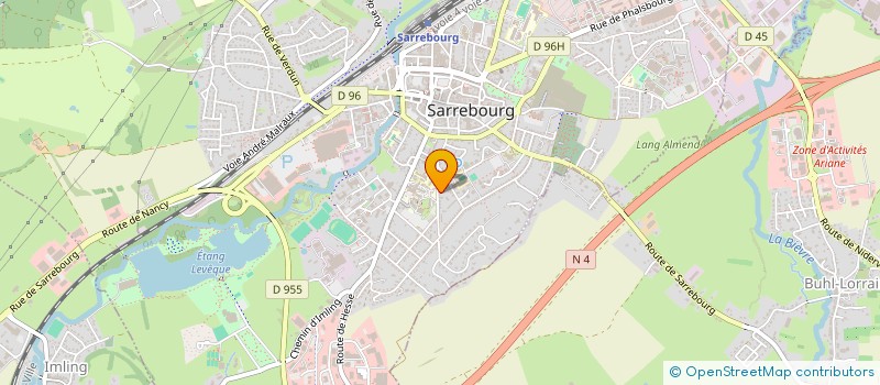 localisation de l'entreprise DES PONTS  SARRALTROFF