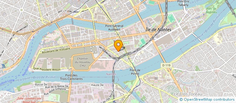 localisation de l'entreprise DES PONTS ENTRE NOUS à NANTES