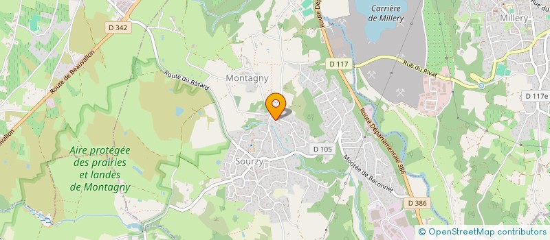 localisation de l'entreprise DES PORTEES DE VOIX  MONTAGNY