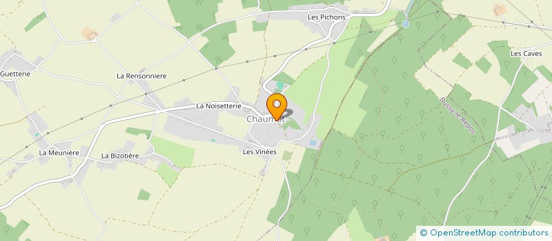 localisation de l'entreprise DES POSSIBLES à CHAUMOT