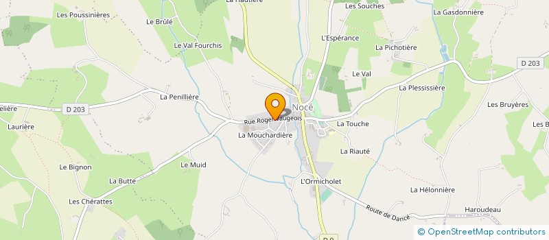 localisation de l'entreprise DES POUSSINIERES  PERCHE-EN-NOCE