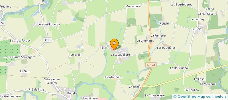 localisation de l'entreprise DES PRAIRIES à JOUE-SUR-ERDRE