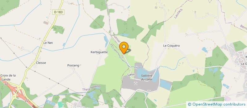 localisation de l'entreprise DES PRAIRIES  SULNIAC