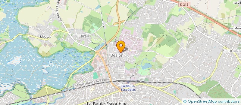 localisation de l'entreprise DES PRAIRIES  LA BAULE-ESCOUBLAC