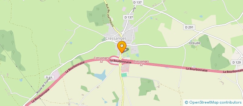 localisation de l'entreprise DES PRES 2  CRESSANGES