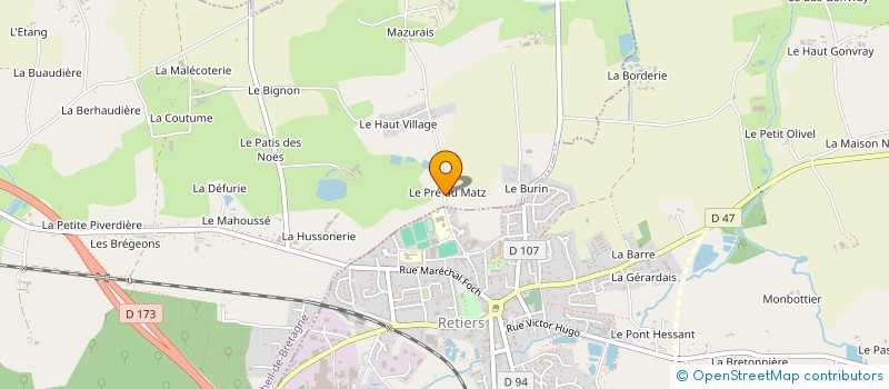 localisation de l'entreprise DES PRES à MARCILLE-ROBERT