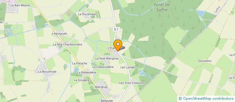 localisation de l'entreprise DES PRES à SAFFRE