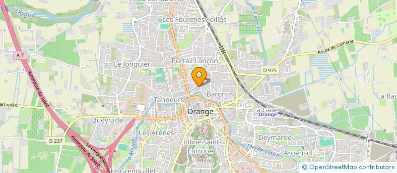 localisation de l'entreprise DES PRES  ORANGE