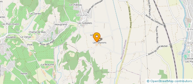 localisation de l'entreprise DES PRES à MERCUROL-VEAUNES