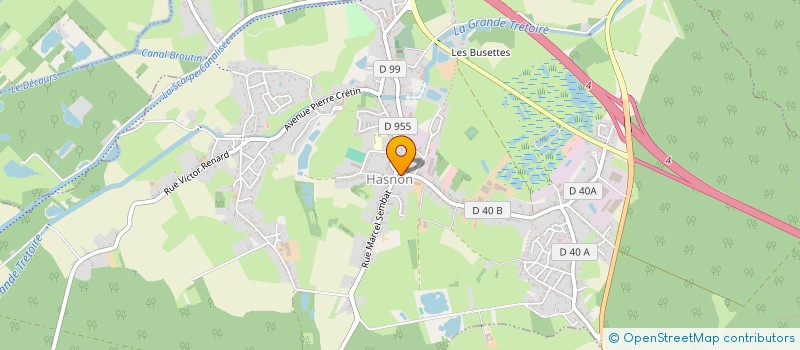 localisation de l'entreprise DES PRES CELESTE  HASNON