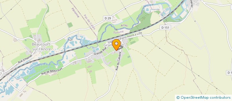 localisation de l'entreprise DES PROCESSIONS  GRANDCOURT