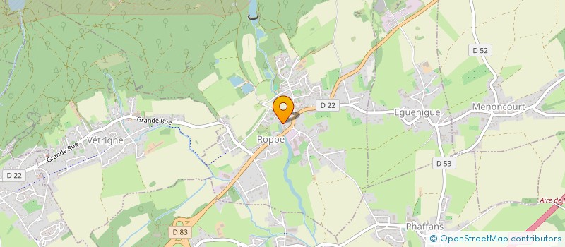 localisation de l'entreprise DES PROFESSIONNELS DE SANTE DES GLACIS à ROPPE