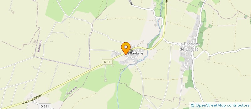 localisation de l'entreprise DES PROFONDEURS à LE CARLARET