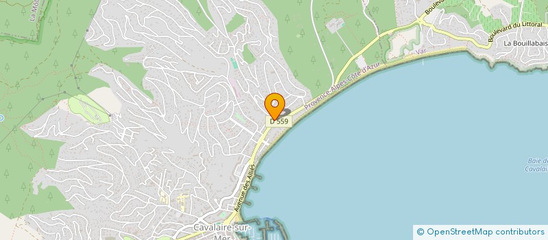 localisation de l'entreprise DES PROPRIETAIRES DU LOT PLEIN SUD à CAVALAIRE-SUR-MER