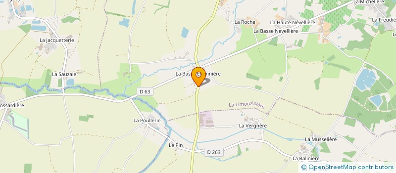 localisation de l'entreprise DES PRUNUS à LA LIMOUZINIERE