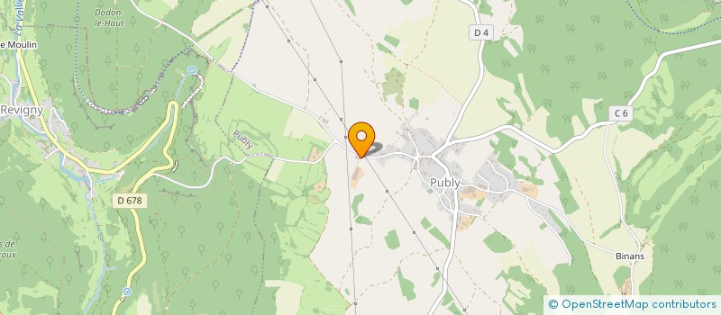 localisation de l'entreprise DES PUITS  PUBLY