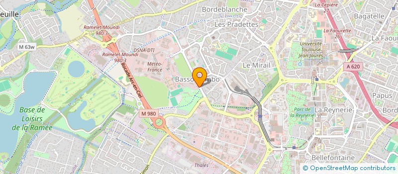 localisation de l'entreprise DES PYRENEES à TOULOUSE