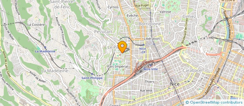 localisation de l'entreprise DES QUARTIERS AU SOMMET à NICE